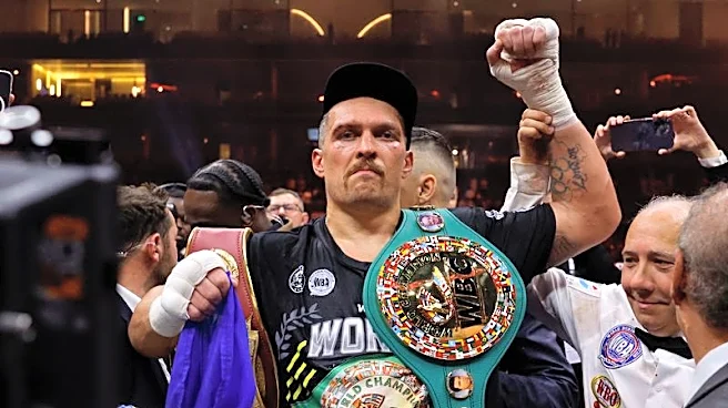 Boxing-Usyk vacates titles before 'last dance'