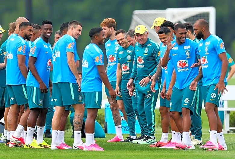 Soccer-Brazil get Japan rematch as Ancelotti's World Cup crash course faces knockout test