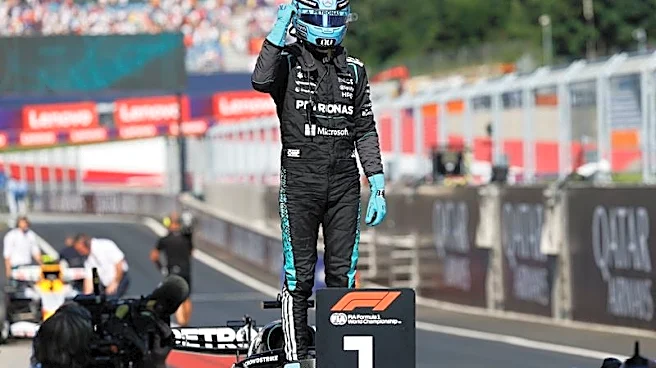 Motor racing-Russell takes pole in chaotic Austrian GP qualifying