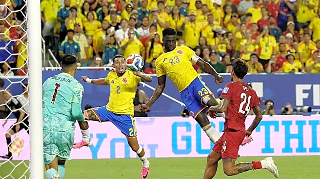 Soccer-Colombia and Portugal advance after no-bore draw in Miami