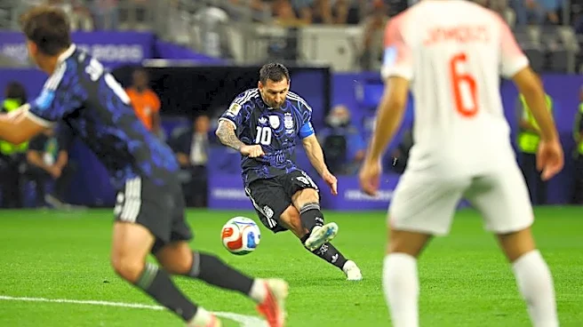 Soccer-Seventh heaven for Messi as Argentina beat Jordan 3-1