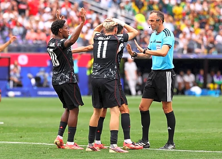 Soccer-World Cup's lighter whistle helps fuel faster, fiercer tournament