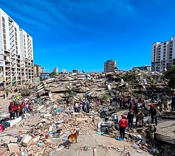 Father and son rescued after four days buried under rubble of Venezuela's earthquakes