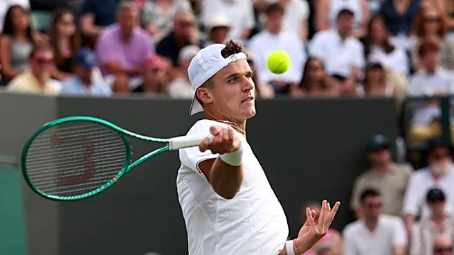 Tennis-Mensik survives five-set firefight with British wildcard Samuel
