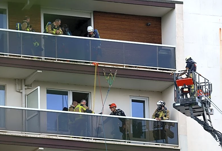 At least 5 people killed in fire in Antwerp apartment tower, Belgian police say