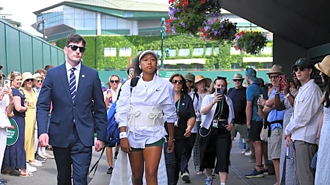 Tennis-Osaka brings the style again to beat Gasanova in Wimbledon second round