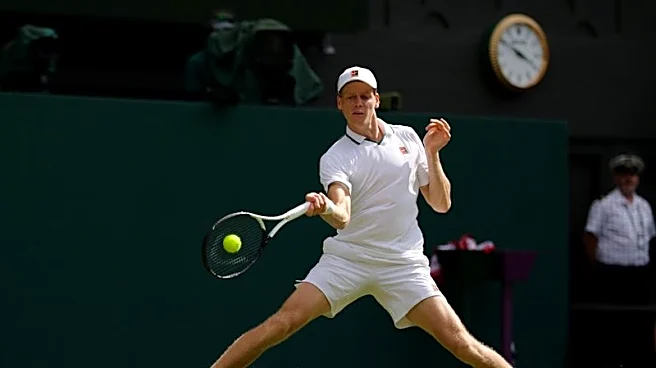 Tennis-Sinner stays clear of trouble against Borges to reach round three
