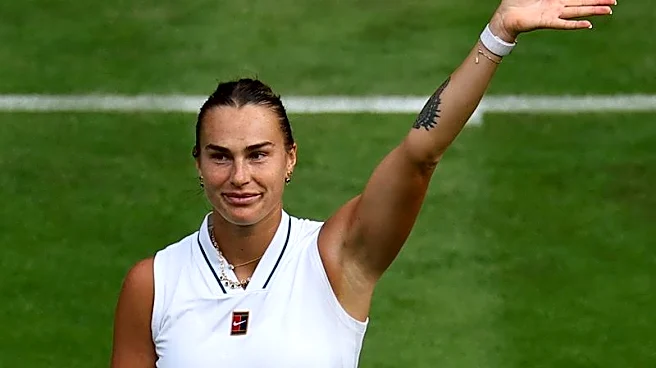 Tennis-Sabalenka begs Wimbledon to let the dogs in