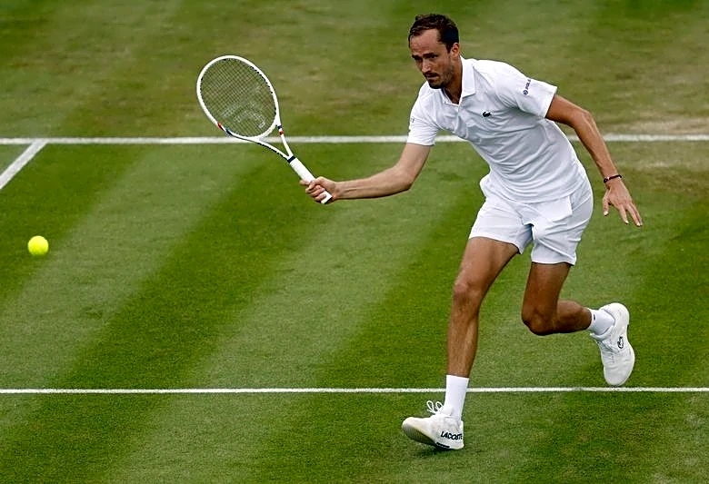 Tennis-Medvedev labours into Wimbledon third round