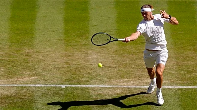 Tennis-Zverev stands tall to see off Royer and reach Wimbledon third round