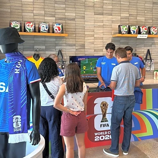 Soccer-Congo shirts to key chains, fans flock for World Cup mementos