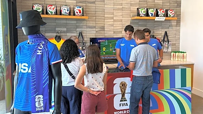 Soccer-Congo shirts to key chains, fans flock for World Cup mementos
