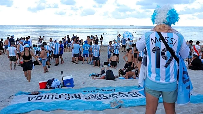 Soccer-Scaloni hails '12th man' as Argentina fans hit Miami
