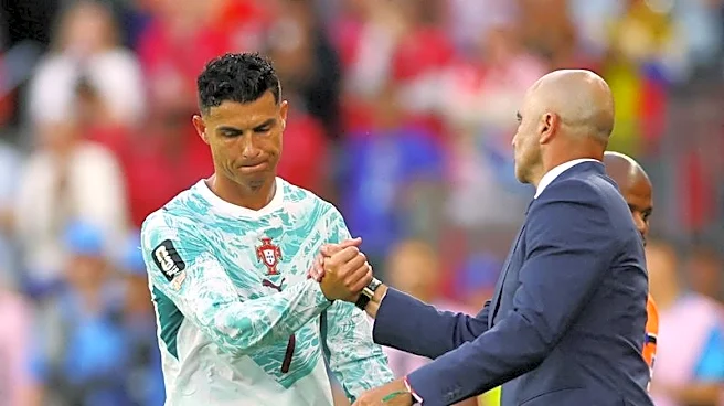 Soccer-Portugal's Martinez takes off Ronaldo when push comes to shove