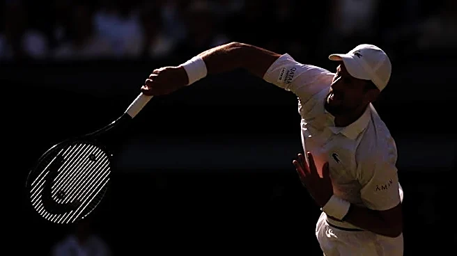 Tennis-Djokovic matches Federer with 105th Wimbledon match win