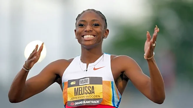 Athletics-Jefferson-Wooden edges Richardson in 100m in Eugene