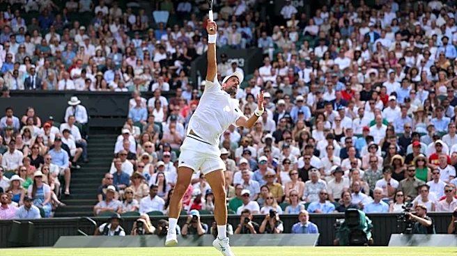 Tennis-Djokovic moves past another Federer milestone to make Wimbledon quarter-finals