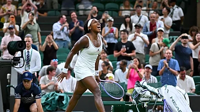 Tennis-Gauff beats Bencic to reach first Wimbledon quarters