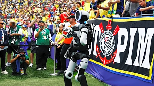 Soccer-Atlas, the humanoid robot, delivers match ball at World Cup