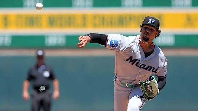 MLB roundup: Marlins ride Eury Perez's 7 perfect innings to wild win over A's