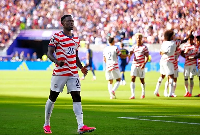 Soccer-Belgium challenging Balogun's eligibility for World Cup clash v USA