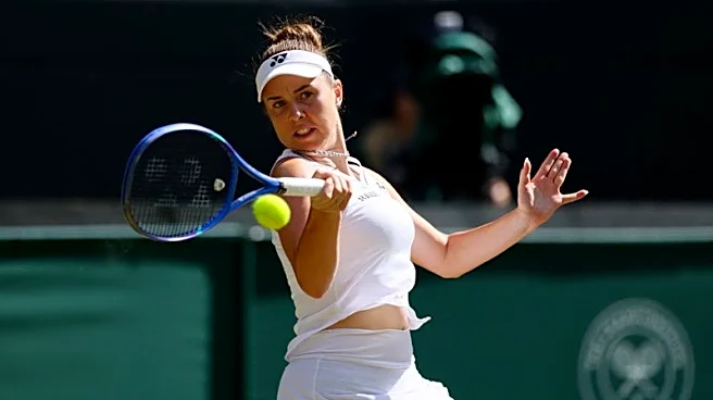 Tennis-Czech rising star Noskova downs Keys to reach first Wimbledon quarter-final