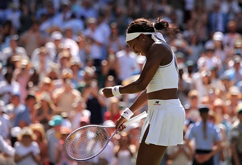 Tennis-Gauff beats Pegula to reach Wimbledon semis for first time