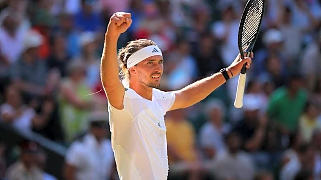 Tennis-Zverev finishes off Lehecka after wobble to reach quarter-finals