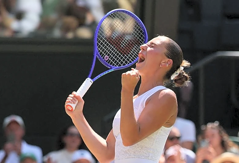 Tennis-Kostyuk makes quick work of Paolini to take Wimbledon semi-final slot
