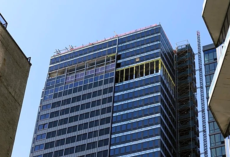 Midtown Manhattan high-rise stable after columns buckled, officials say