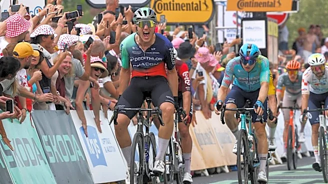 Cycling-Dutch debutant Kooij wins Tour de France stage five in chaotic finish