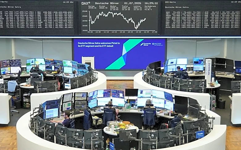 European shares gain as tech stocks rebound; Middle East in focus