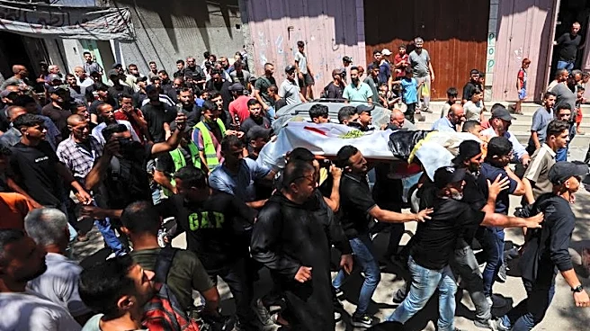 Gazans mourn aid worker killed by Israel who brought them the World Cup
