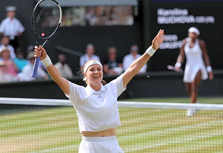 Tennis-Muchova topples Gauff in thriller to reach Wimbledon final for first time
