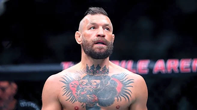 Mixed Martial Arts-McGregor's UFC return halted by knee injury in opening round