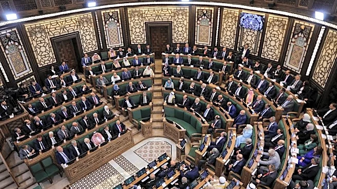 New Syrian parliament meets for first time in Damascus