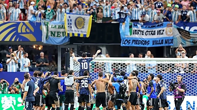 Soccer-Holders Argentina beat England 2-1 to set up World Cup final against Spain