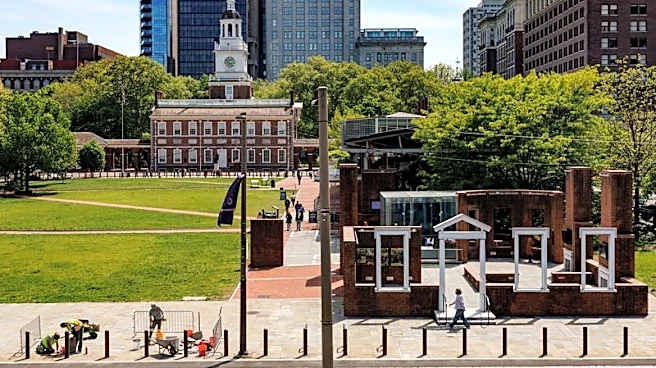 Trump administration puts up new panels on slavery at George Washington's Philadelphia home