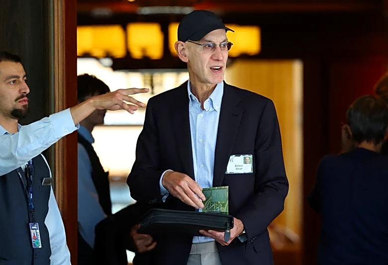 Adam Silver says Caitlin Clark has unfairly become a 'political football'