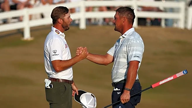 Golf-Burns seizes Open lead, DeChambeau shrugs off penalty to stay in the mix