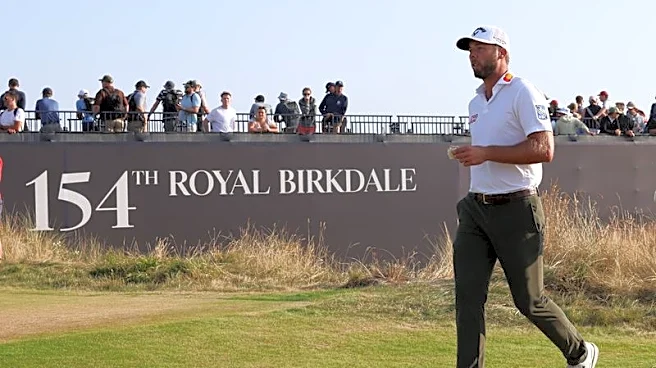 Golf-From delivery room to Claret Jug dream, Burns takes Open lead