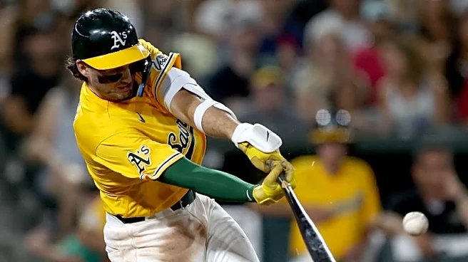 MLB roundup: A's snap 10-game skid with 15-1 rout of Nationals