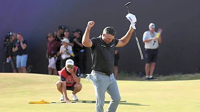 Golf-After taking the long road, Fox wastes no time sealing Open glory