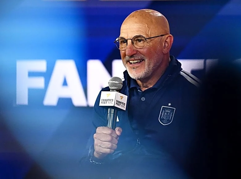Soccer-Spain coach De la Fuente hails world-class players