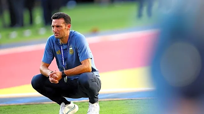 Soccer-We gave it everything, says Argentina coach Scaloni