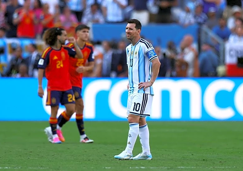 Soccer-Messi says Argentina's defeat by Spain left immense pain