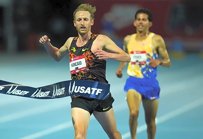Woody Kincaid kicks on late to win USA 10,000-meter championship