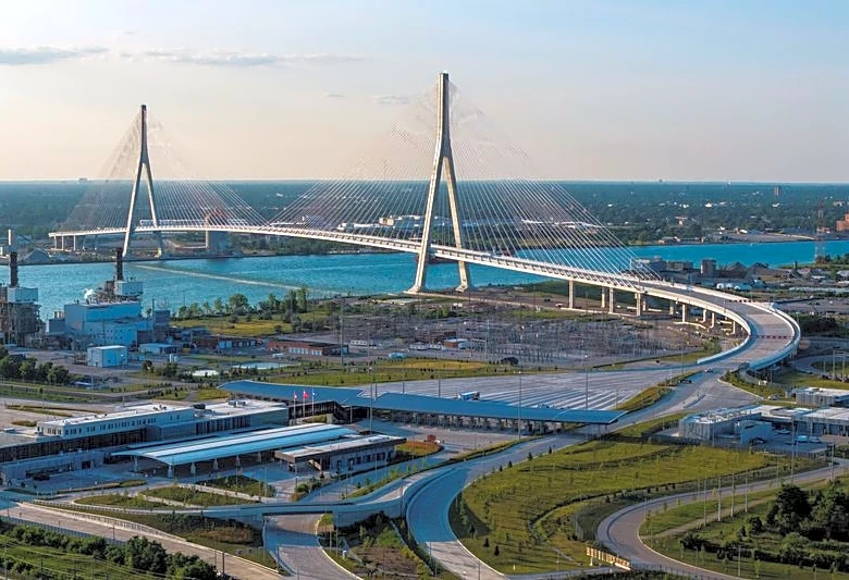 Canada to mark Gordie Howe bridge opening without US after trade war deepens