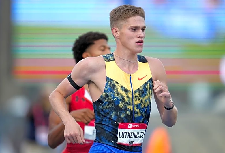Athletics-Teen Lutkenhaus keeps meteoric rise on track with 800m US title