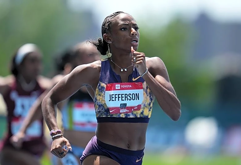 Athletics-Jefferson-Wooden flawless for 200m title in last day of US championships
